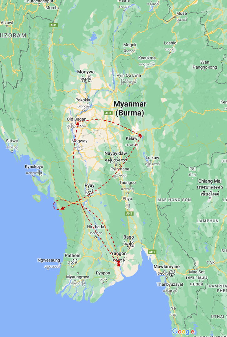 A leisurely holiday in Myanmar